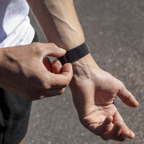 BALR Polar Grit X Pro Milanese Armband (Schwarz)