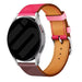 Samsung Galaxy Watch 6 - 44mm Leder Armband (Pink/Rot/Braun)