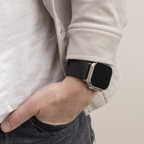 Apple Watch Titan Milanese-Armband (Schwarz)