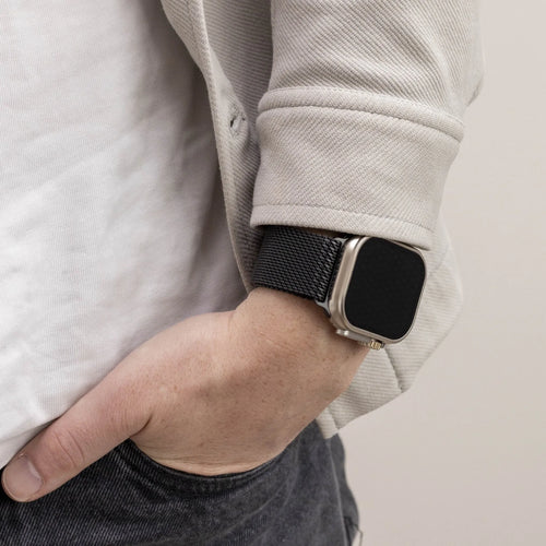 Apple Watch Titan Milanese-Armband (Schwarz)