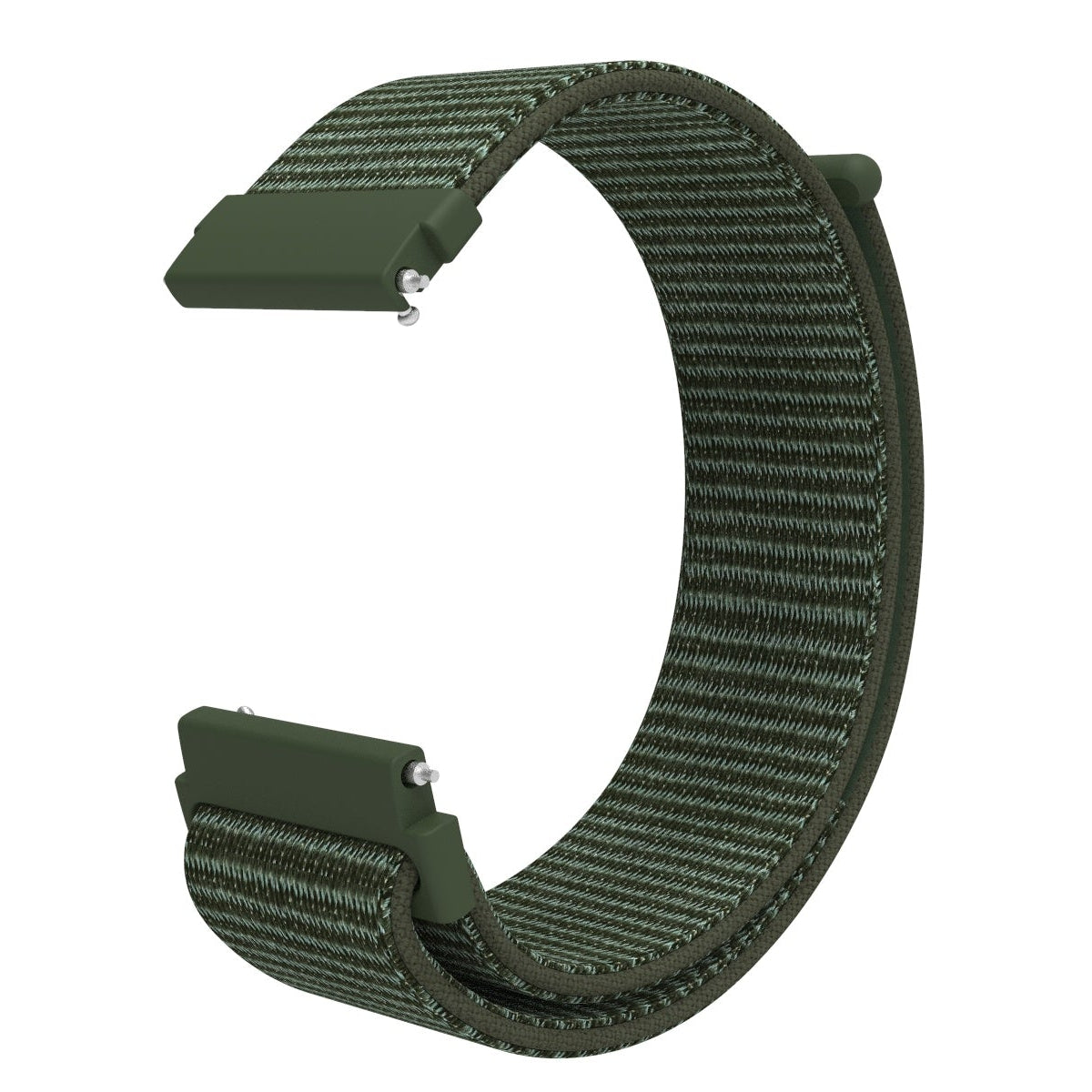 Watch Strap 18mm Nylon - Quick Release (Dark Green)