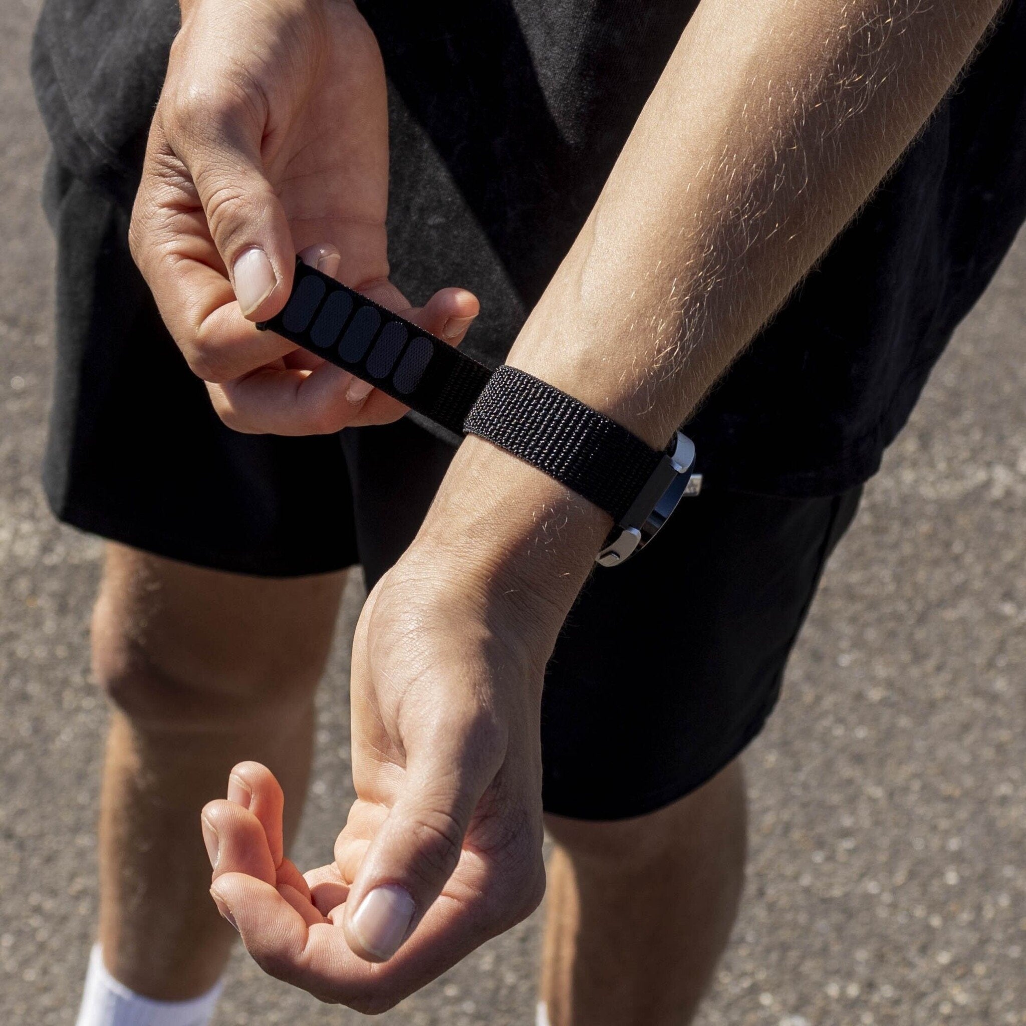 BALR Polar Unite Nylonarmband (Schwarz)