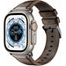 Apple Watch Ultra Lederarmband (Dunkelbraun)