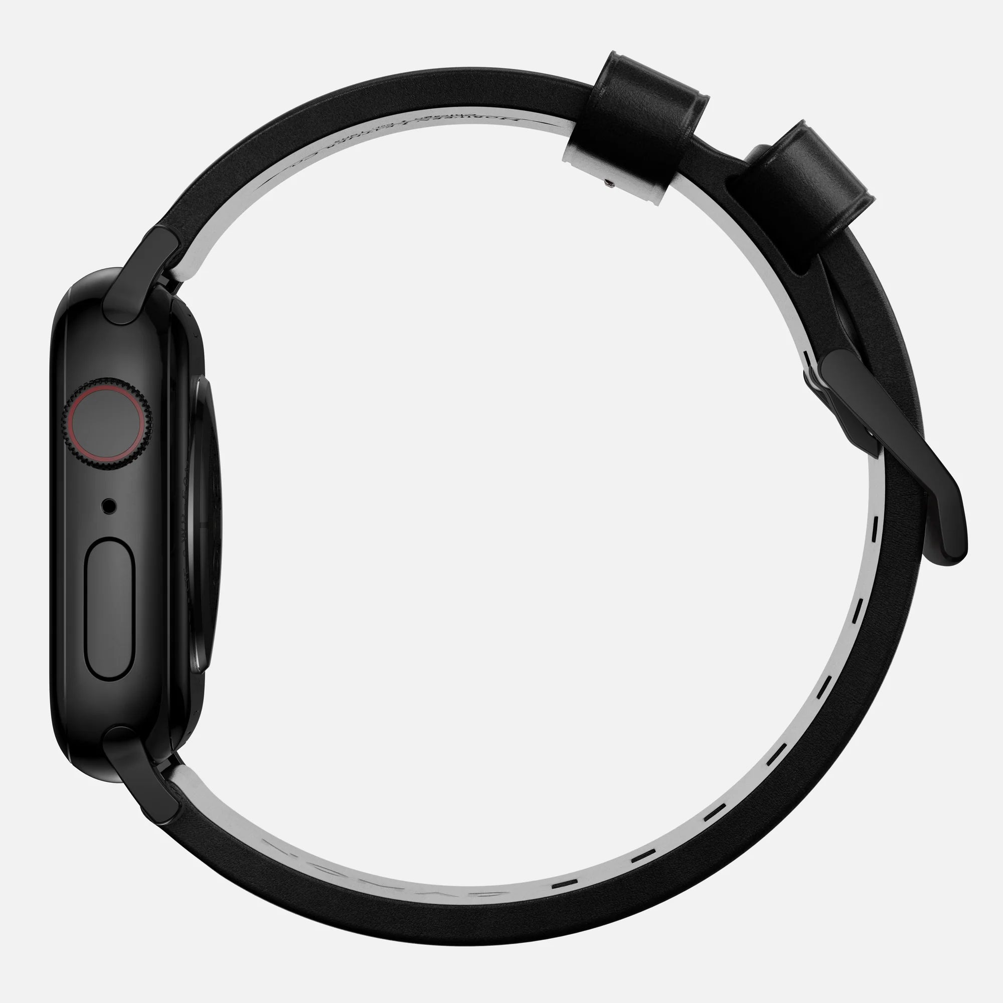Nomad Modern Apple Watch Lederarmband (Schwarz)
