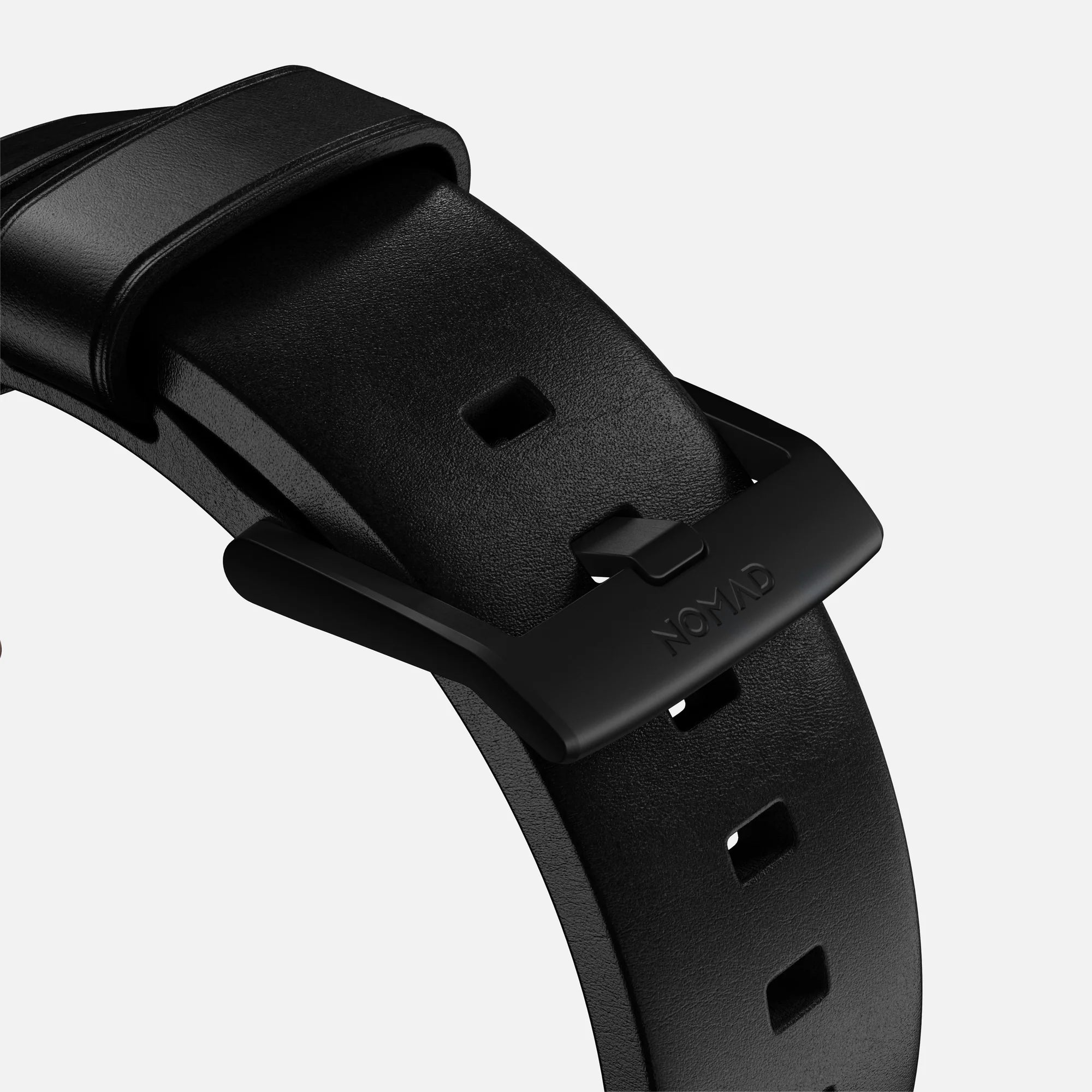 Nomad Modern Apple Watch Lederarmband (Schwarz)