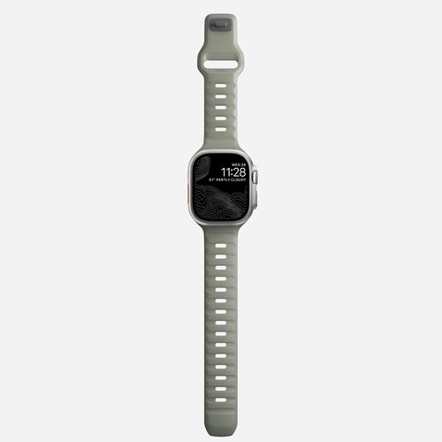 Nomad Sport Apple Watch Silikonarmband (Coastal Rock)
