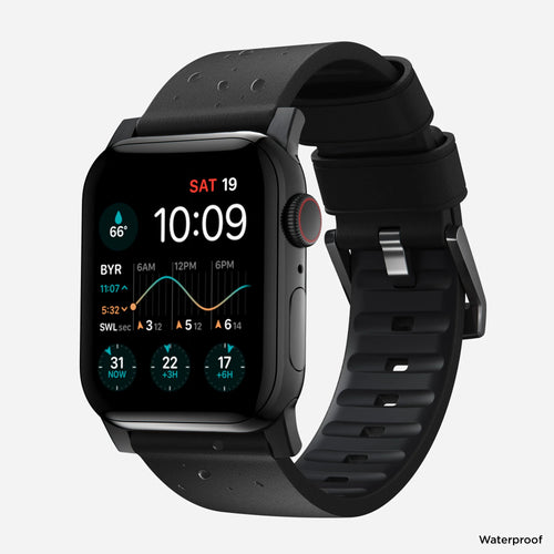Nomad Active Pro Apple Watch Hybrid Armband (Schwarz)