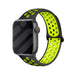 Apple Watch Sportarmband (Schwarz/Gelb)