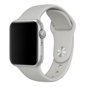Apple Watch Silikonarmband (Grau)