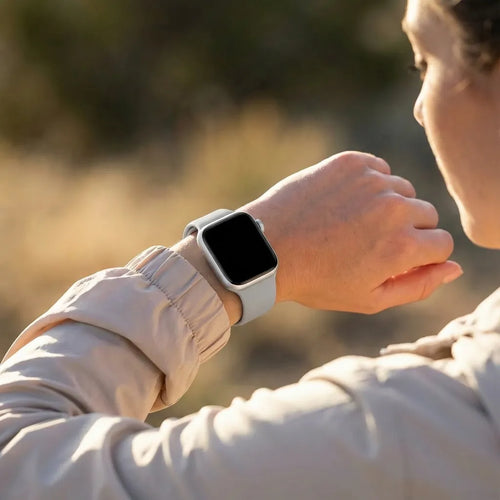Apple Watch Silikonarmband (Grau)