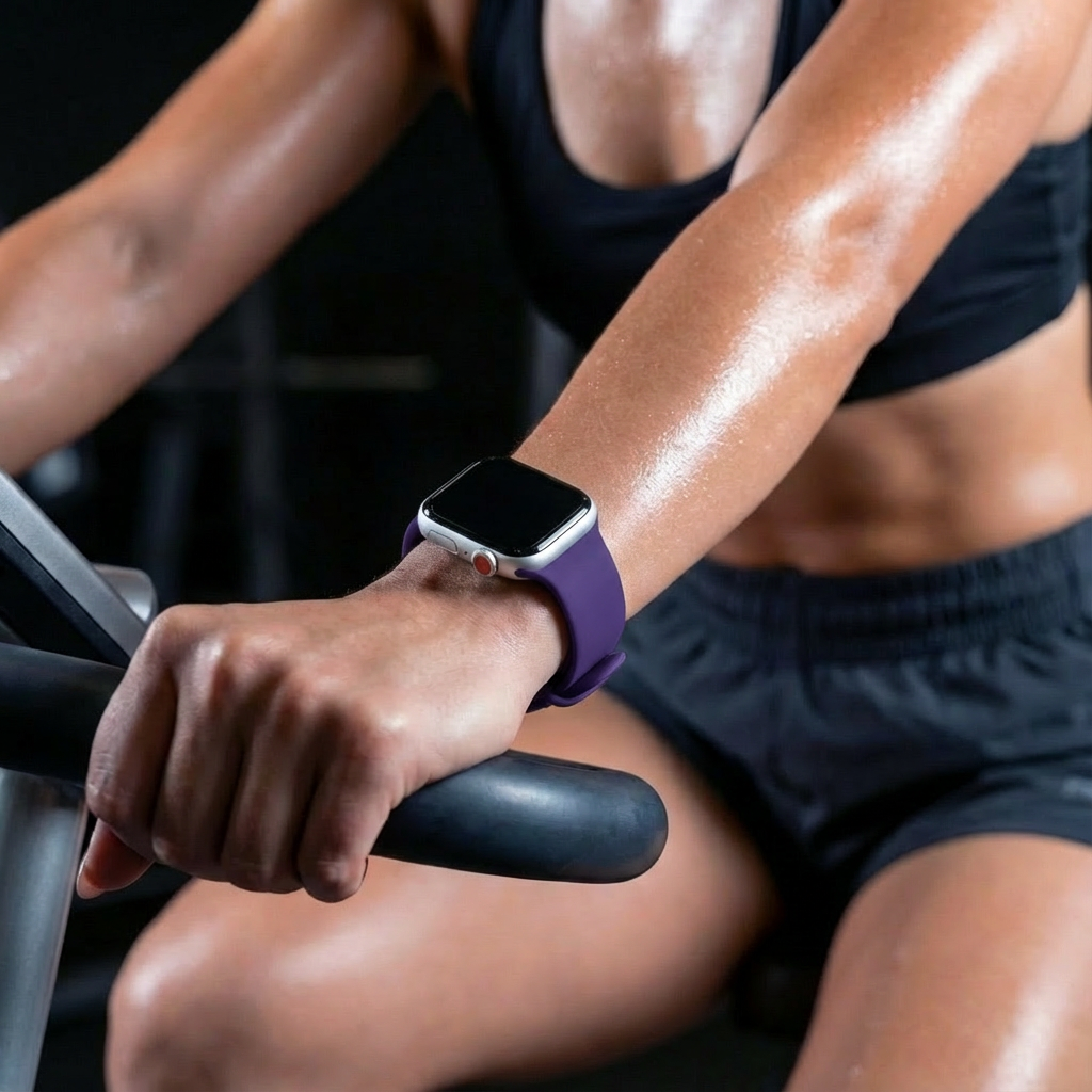 Apple Watch Silikonarmband (Lila)