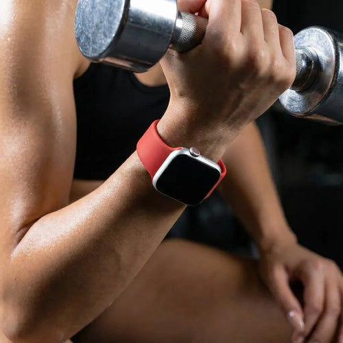 Apple Watch Silikonarmband (Rot)