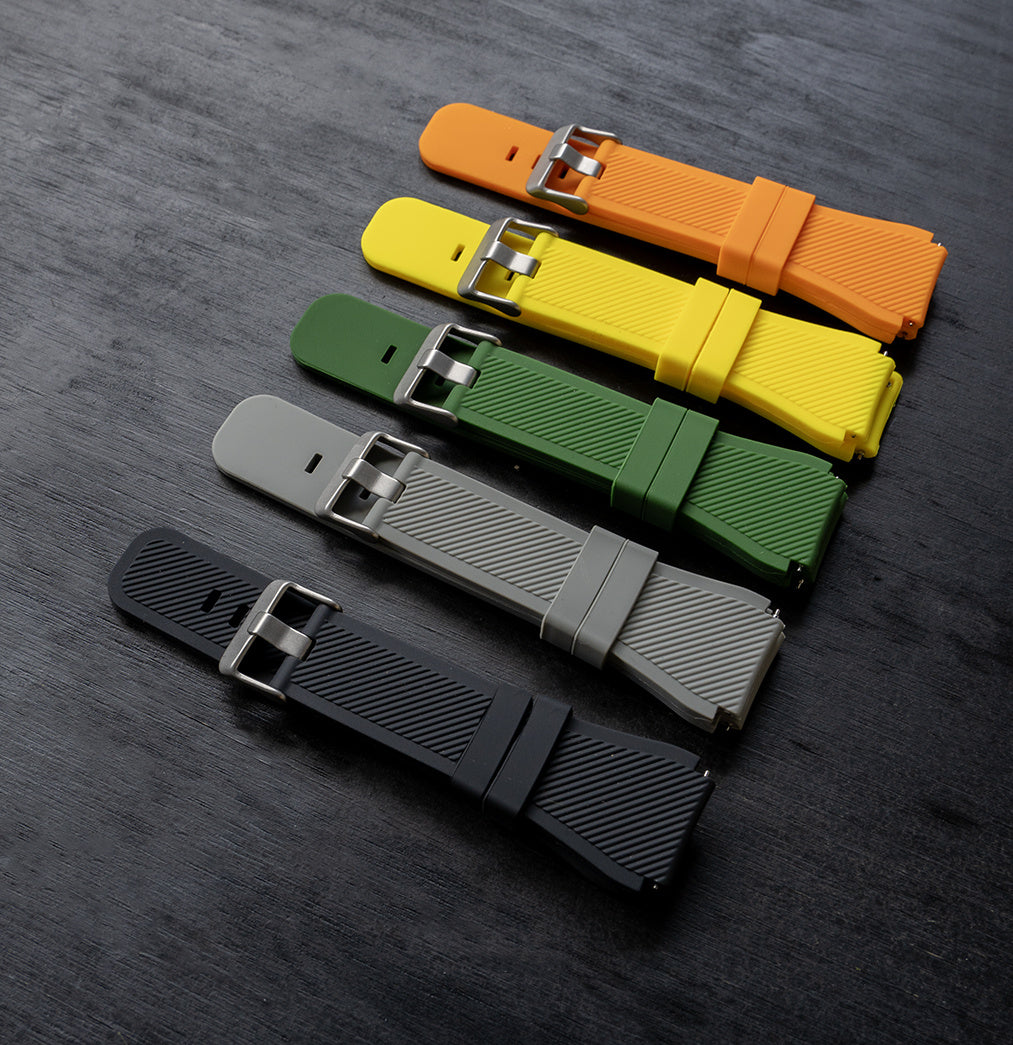 Withings Steel HR Sport Twill Silikonarmband (Grau)