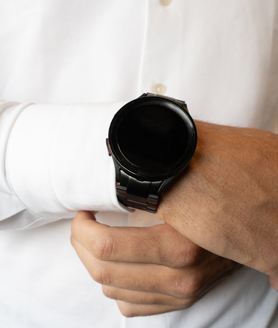 Polar Grit X Stahlband (Schwarz)