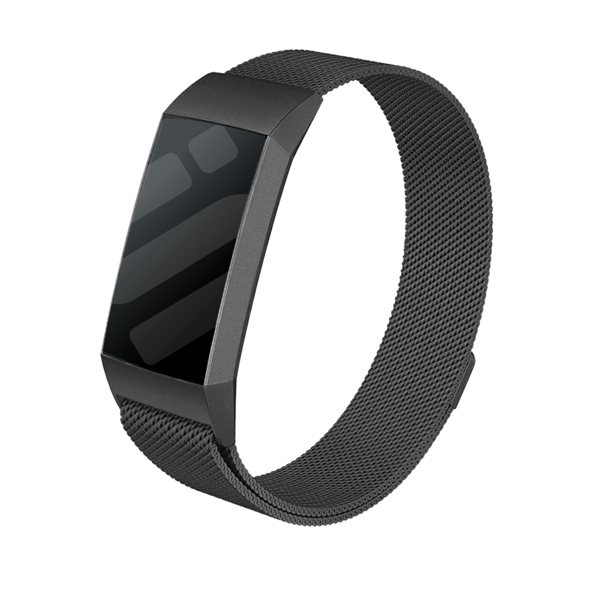 Fitbit Charge 3 Milanese Armband (Schwarz)