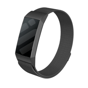 Fitbit Charge 4 Milanese Armband (Schwarz)
