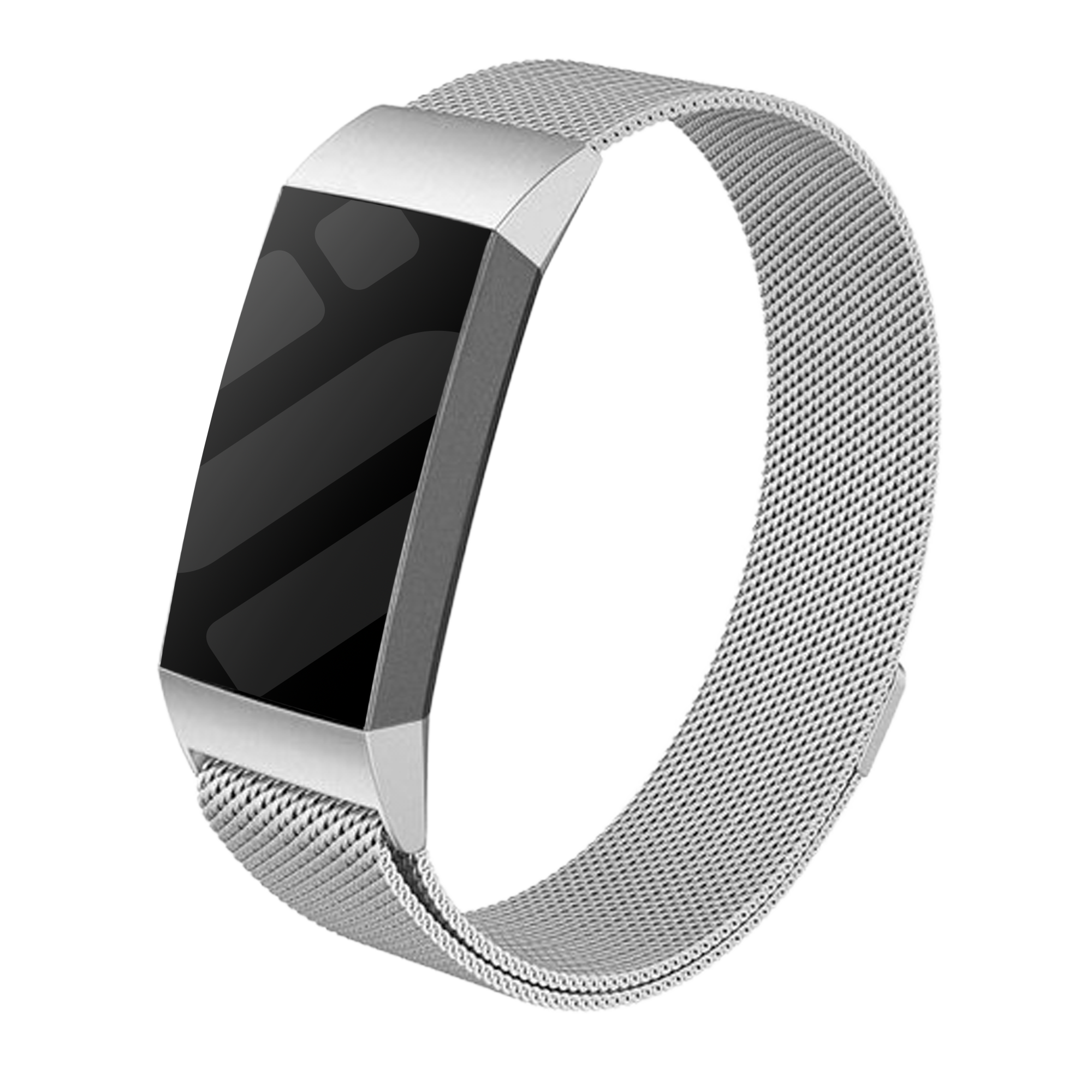 Fitbit Charge 3 Milanese Armband (Silber)