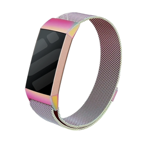 Fitbit Charge 4 Milanese Armband (Regenbogen)