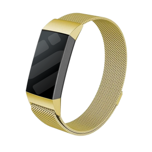 Fitbit Charge 3 Milanese-Armband (Gold)