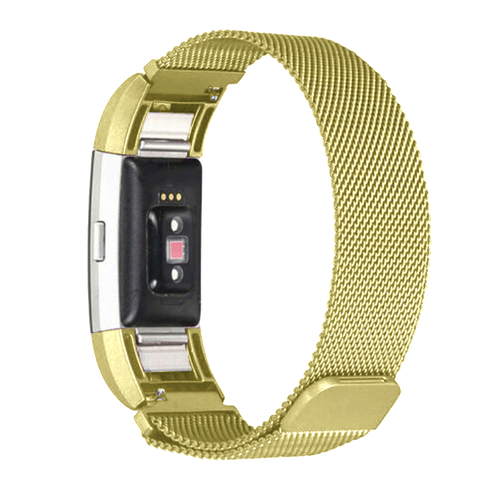 Fitbit Charge 3 Milanese-Armband (Gold)