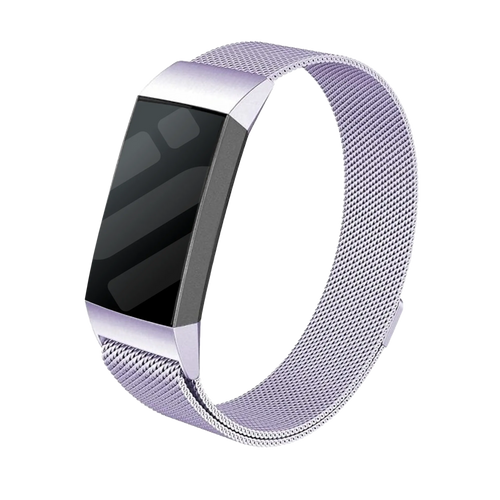 Fitbit Charge 3 Milanese Armband (Lila)