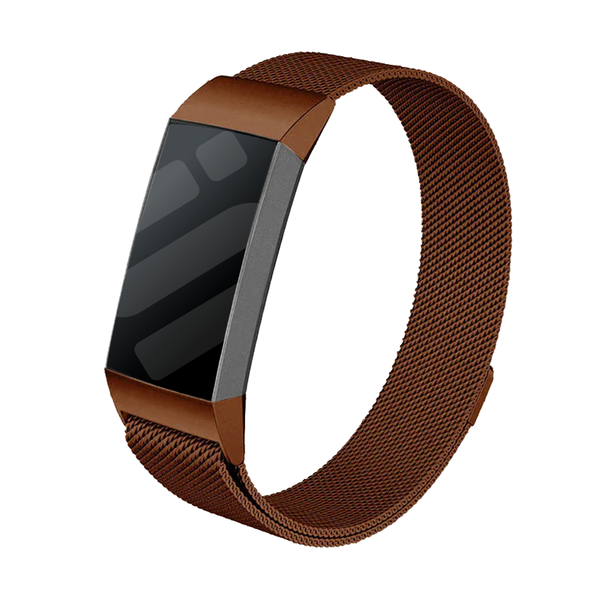 Fitbit Charge 3 Milanese Strap (Brown)
