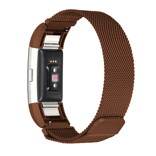Fitbit Charge 3 Milanese Strap (Brown)