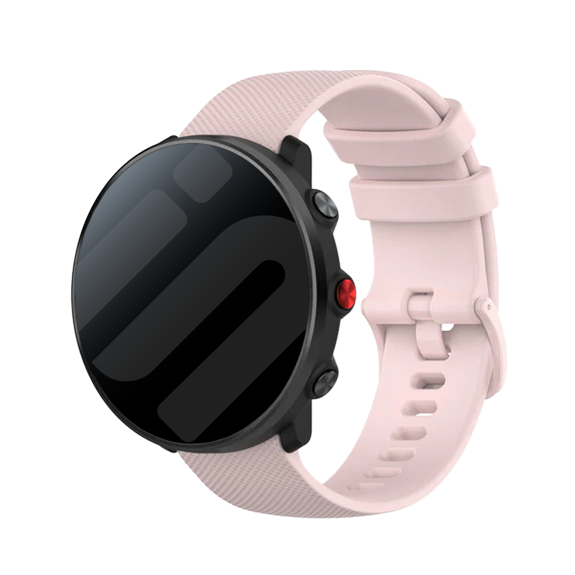 Polar Vantage M Silikonarmband (Hellrosa)
