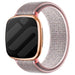 Fitbit Versa 3 Nylon Strap (Grey/Pink)