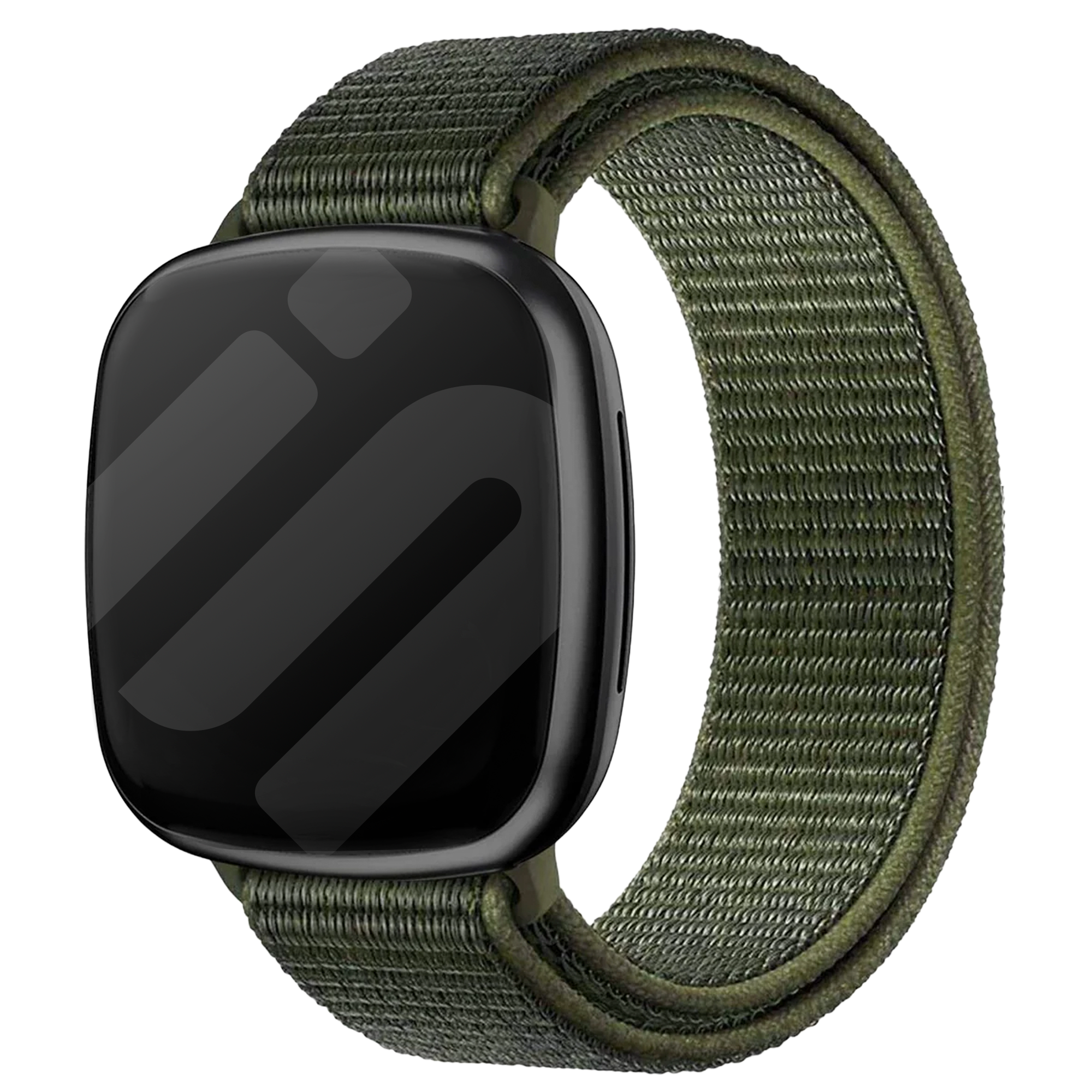 Fitbit Versa 3 Nylonarmband (Grün)