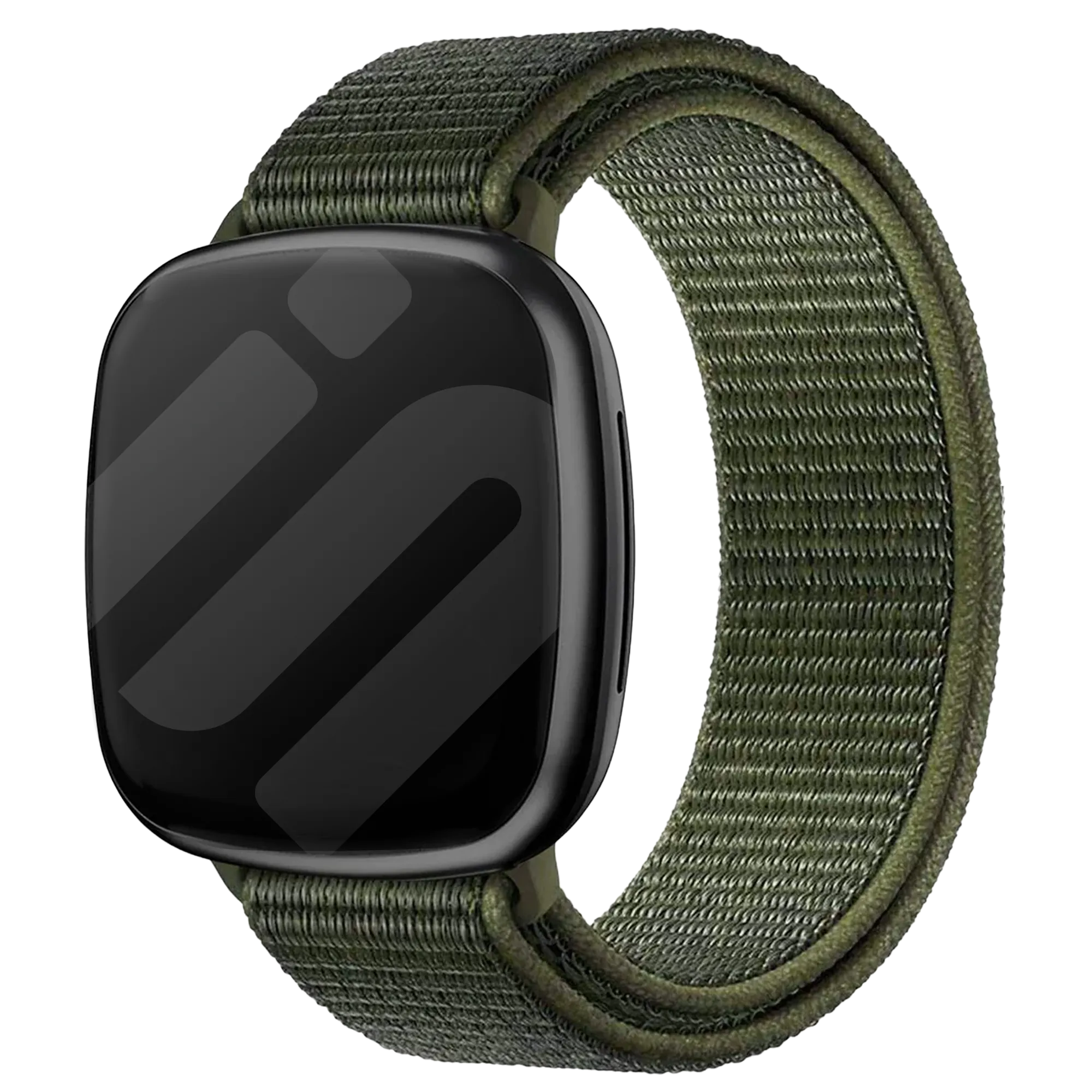 Fitbit Versa 3 Nylonarmband (Grün)