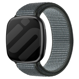 Fitbit Sense Nylonarmband (Grau-grün)