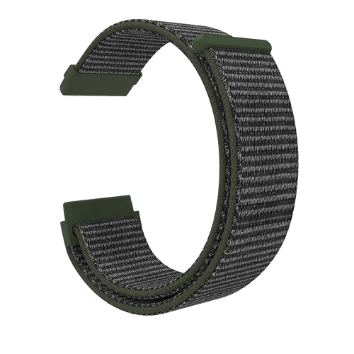 Fitbit Sense Nylonarmband (Grau-grün)
