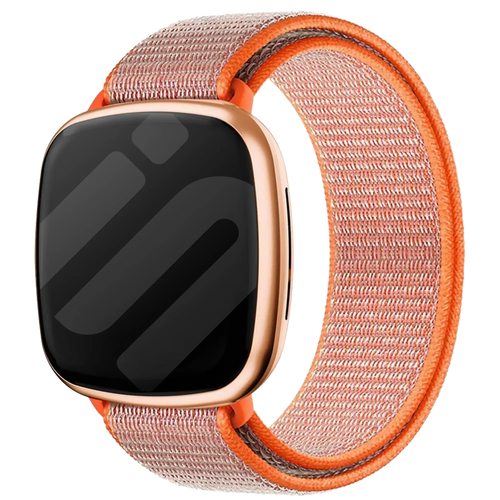 Fitbit Versa 3 Nylon Strap (Orange)