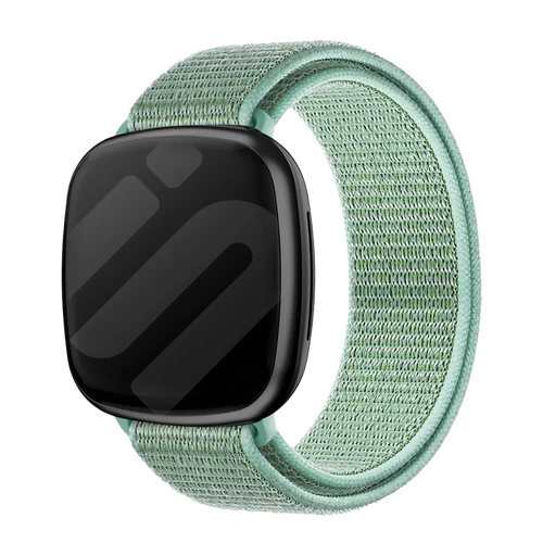 Fitbit Versa 3 Nylonarmband (Mintgrün)