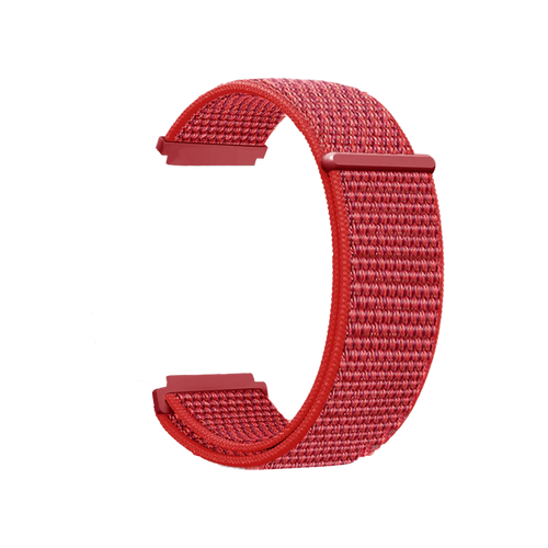 Fitbit Sense Nylonarmband (Rot)