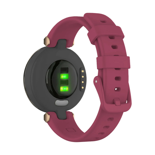 Garmin Lily Silikonarmband (Weinrot)