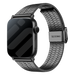 Apple Watch Edelstahl-Armband (Schwarz)