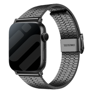 Apple Watch Edelstahl-Armband (Schwarz)