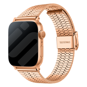 Apple Watch Edelstahl-Armband (Roségold)