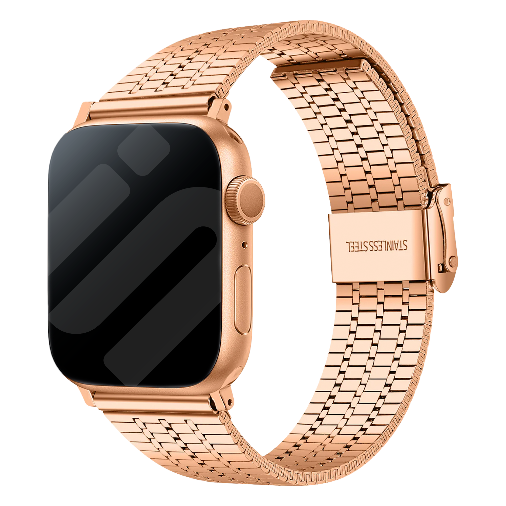 Apple Watch Edelstahl-Armband (Roségold)