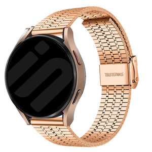 Amazfit Bip U (Pro) Feines Stahlarmband (Roségold)