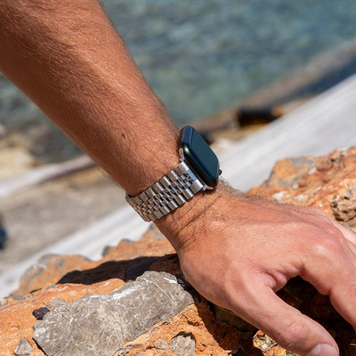 Apple Watch Jubilee Stahlband (Silber)