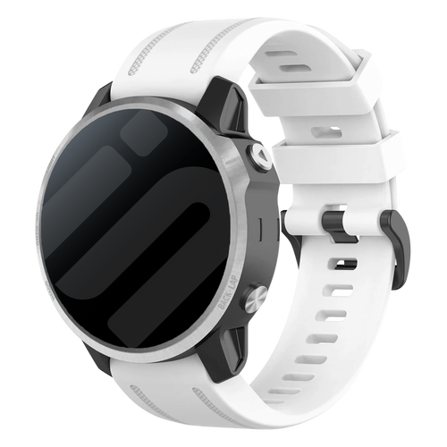 Garmin Fenix 8 - 43mm Silikonarmband (Weiß)