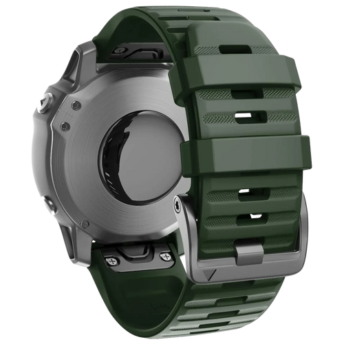 Garmin Instinct 3 - 50mm Silicone Strap (Dark Green)