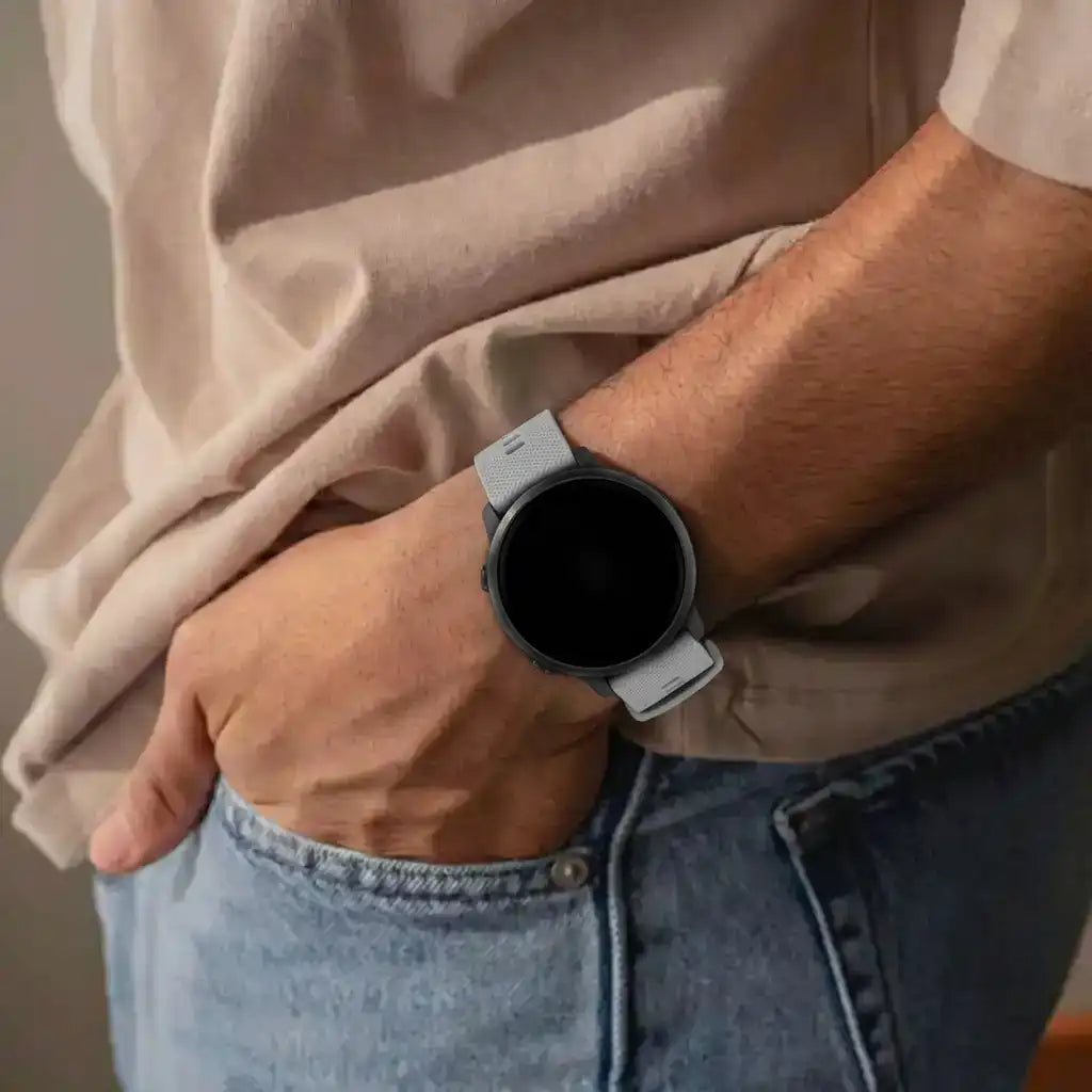 Samsung Galaxy Watch 5 - 40mm Luxus-Silikonarmband (Grau)