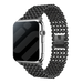 Apple Watch Stahlperlenarmband (Schwarz)