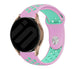 Samsung Galaxy Watch 6 - 44mm Sportarmband (Rosa/Aqua)