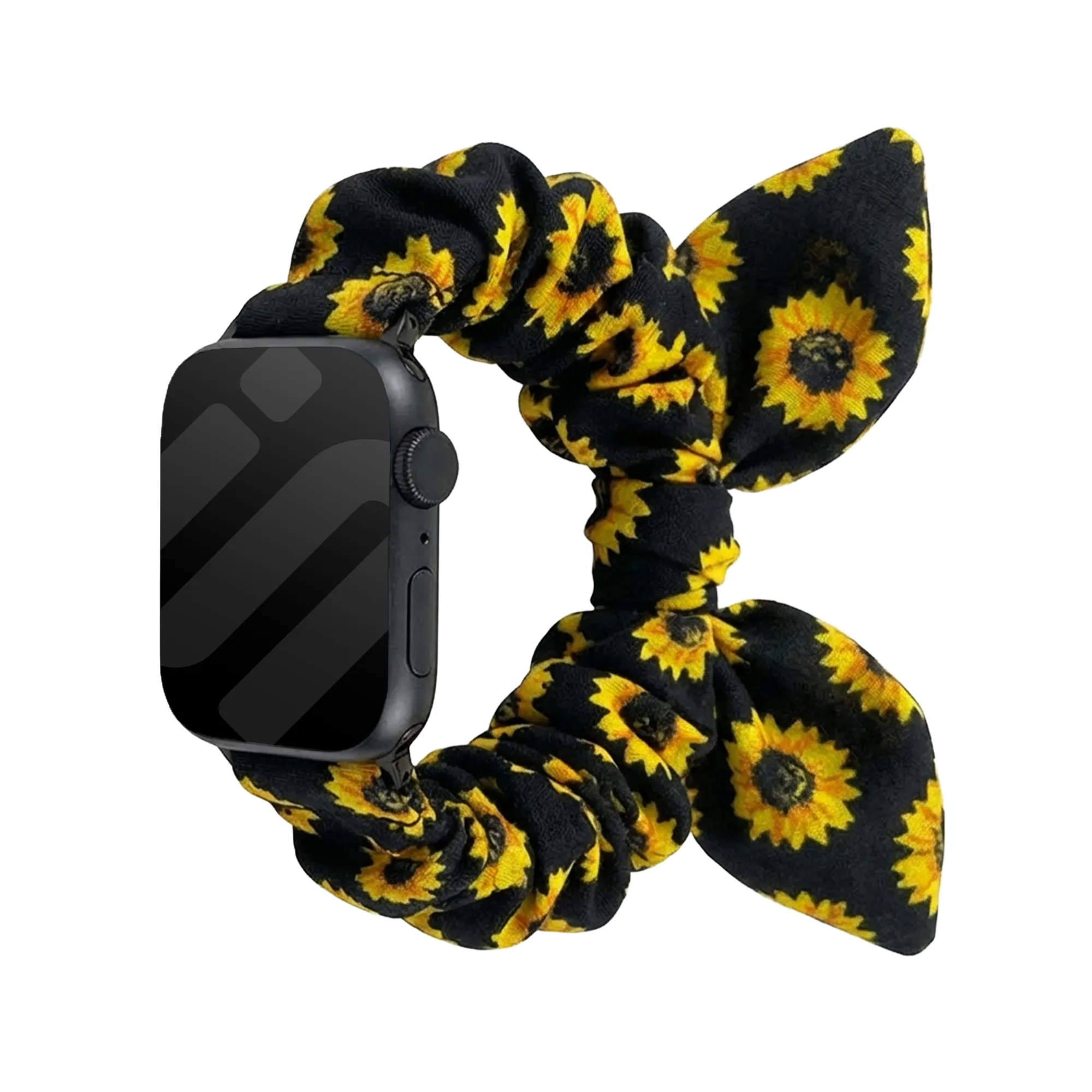 Apple Watch Scrunchie Armband (Sonnenblumen)