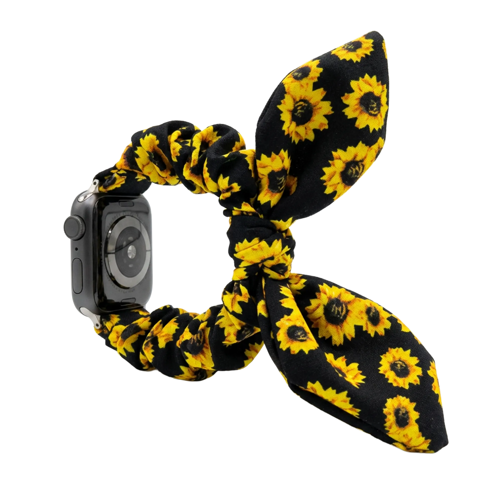 Apple Watch Scrunchie Armband (Sonnenblumen)